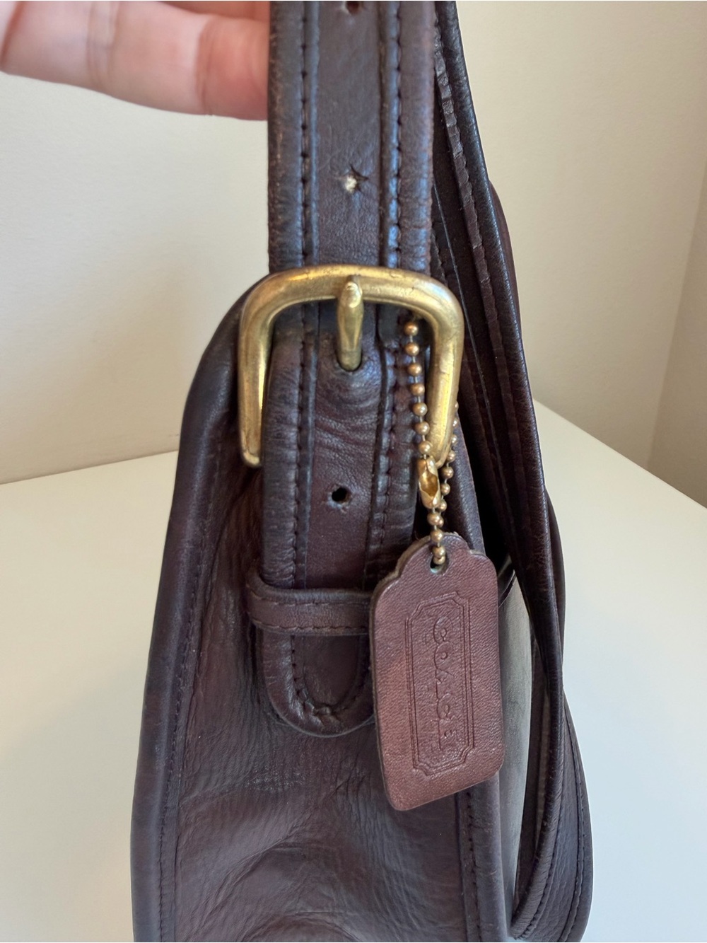 Vintage Coach Classic Hobo 9855 brown - Picture 5 of 12